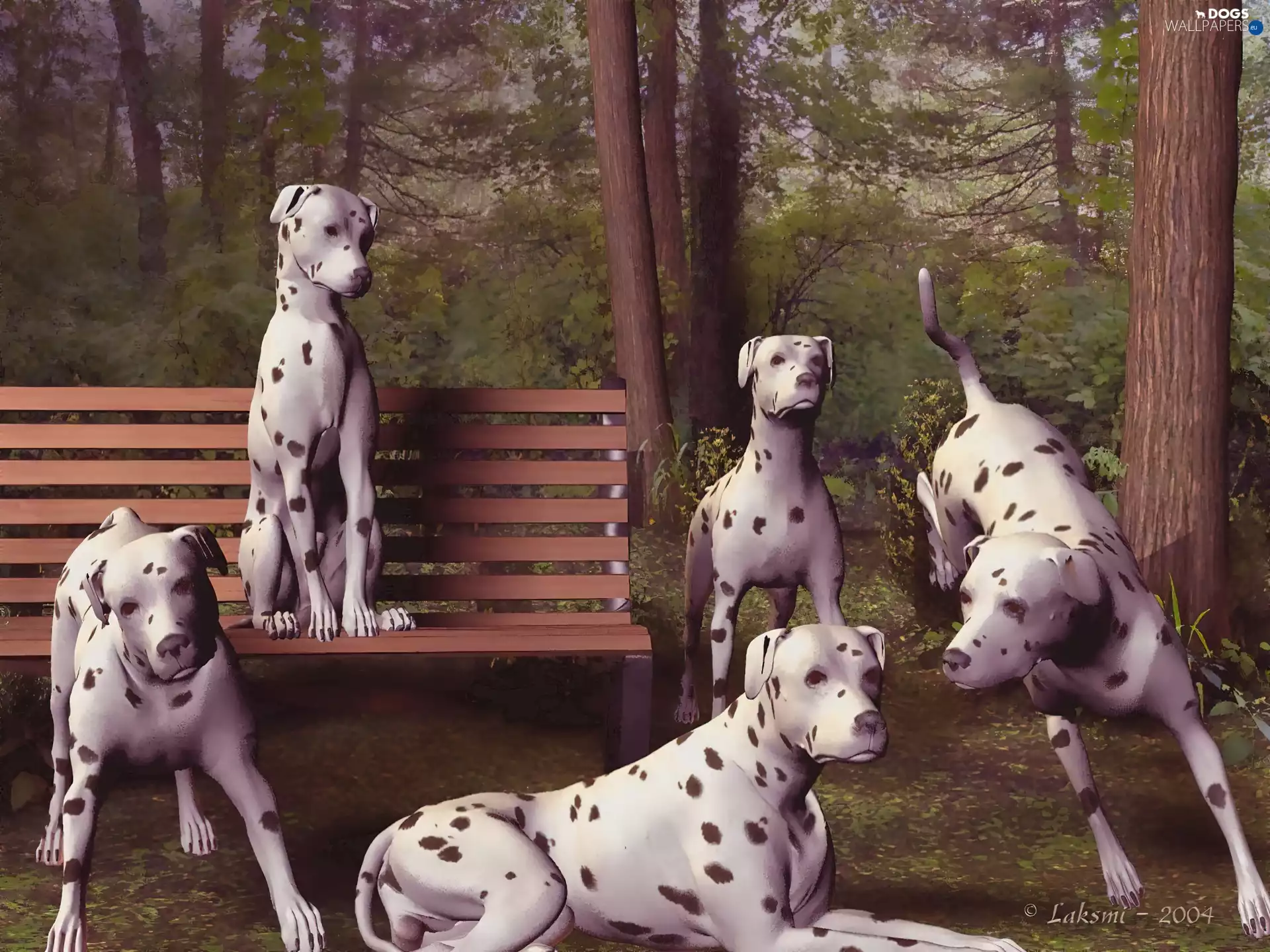 3D, Dogs, Dalmatians